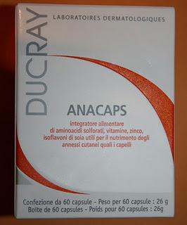 Anacaps Ducray contro la caduta occasionale del capello