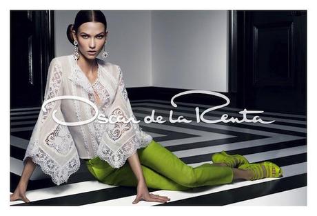 Karlie Kloss for Oscar de la Rente SS12 Ad Campaign