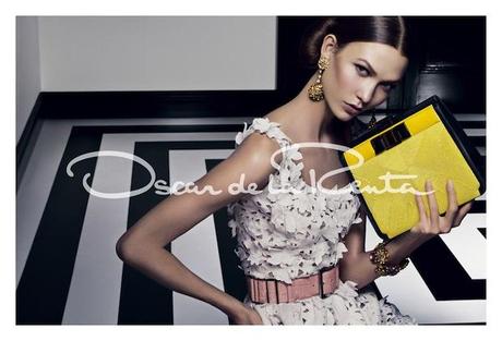 Karlie Kloss for Oscar de la Rente SS12 Ad Campaign