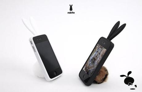 rabito2 Arriva anche in Italia Rabito, la cover che trasforma l’iPhone in un simpatico coniglietto