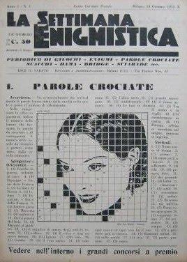 La settimana enigmistica compie 80 anni  Intuizione di un giovane nobile sardo