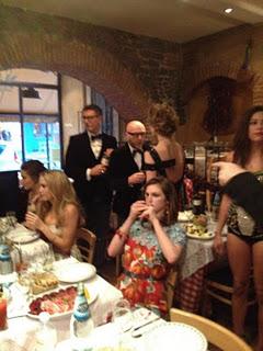 Dolce & Gabbana live from new set of Harper's Bazaar US shooting