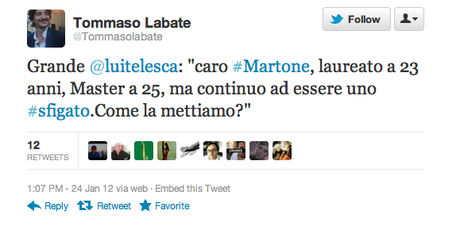 Michel Martone, lo “sfigato” della rete