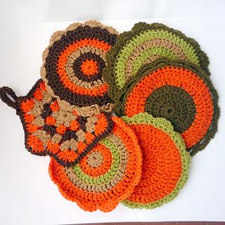 Le mie presine in vendita su Etsy - My crochet pot holders on sale on Etsy