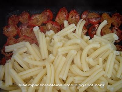 Pasta con i pomodorini gratinati