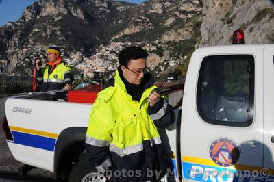 Allarme a Positano... in azione la Protezione Civile....