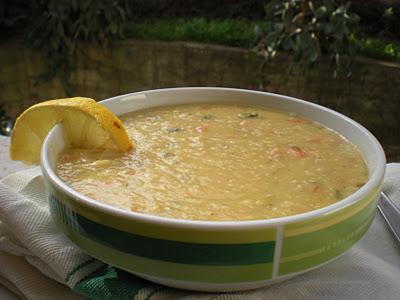 Shorba al Adas (zuppa di lenticchie rosse al limone)