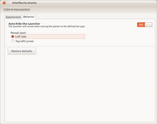 Nuova interfaccia utente per Ubuntu 12.04 Precise Pangolin Alpha1