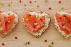 San Valentino: Cuoricini al salmone