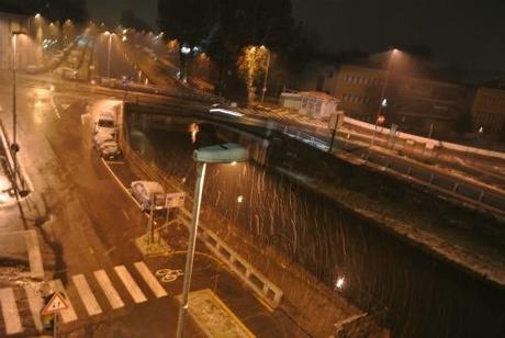 Neve. Ricordo giallo e arancio