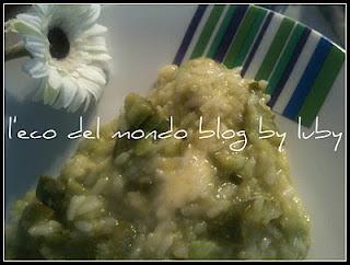 RISOTTO AVOCADO, ZUCCHINE ED EMMENTAL in pentola a pressione