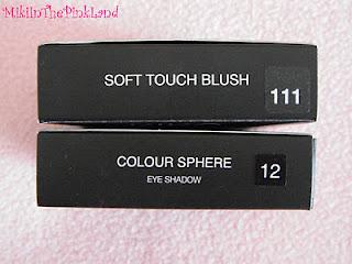 Kiko Soft Touch Blush 111 & Colour Sphere Eyeshadow 12, swatches
