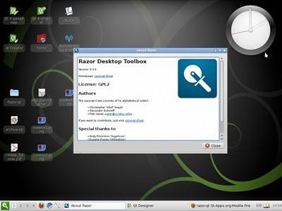 Razor-Qt nuovo ambiente desktop leggero che fa del basso consumo di risorse il suo punto di forza.