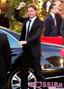 Brad Pitt, Angelina Jolie, George Clooney e Stacy Keibler agli Awards 2012.