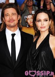 Brad Pitt, Angelina Jolie, George Clooney e Stacy Keibler agli Awards 2012.