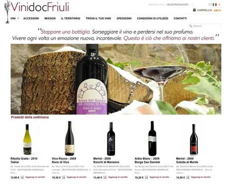 Un’enoteca online per i vini del Friuli
