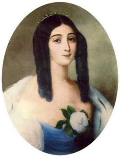 I volti dell'amata cortigiana francese Marie Duplessis: Marguerite e Violetta.