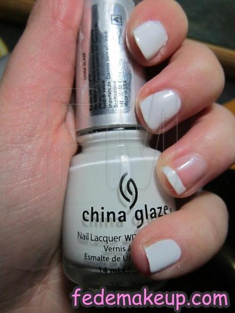 6 Review China Glaze 883 Mrs.Claus e 818 Snow più gemme e nail tatoo