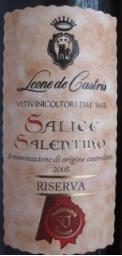 Il più famoso Salice Salentino, Leone de Castris