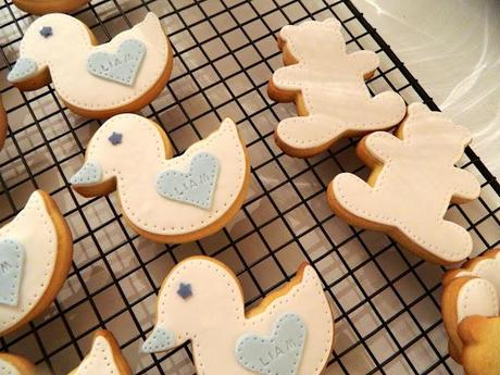 I biscotti decorati per Liam : benvenuto piccolino! I biscotti decorati per Liam : benvenuto piccolino!