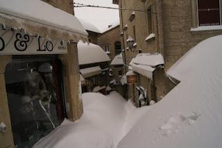 San Marino sotto la neve !!!!!