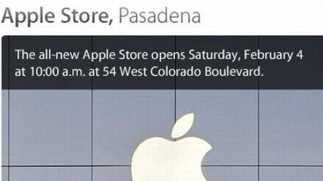 Apple-Store-Pasadena Apple gioca la carta delle t-shirt anche per il rinnovo di alcuni Apple Store