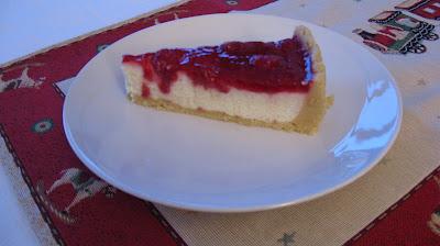 Cheesecake bianca e rossa