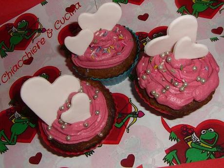 Cupcakes Cuori di Mela e Cannella