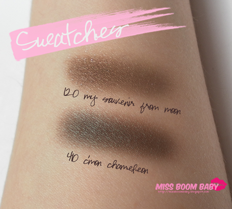 Swatches & Review Catrice: C'mon chamaleon & Souverin from moon