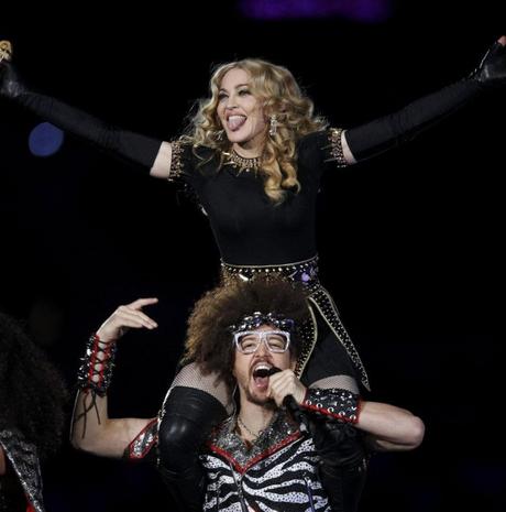 ECCO MADONNA AL SUPER BOWL (FOTO E VIDEO HQ)