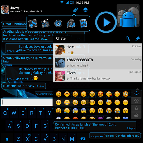 icsscreen Le versioni colorate di WhatsApp in stile ICS 4.0