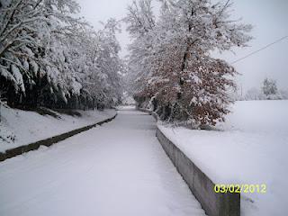 La neve a Benevento