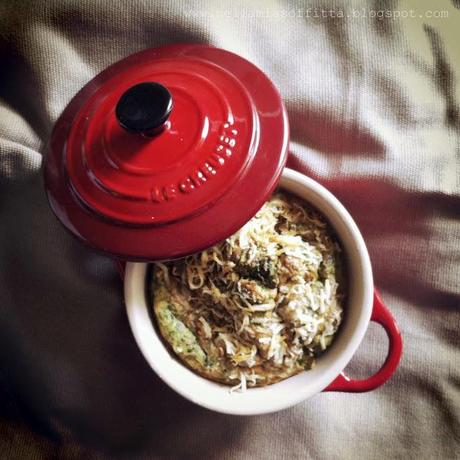 Mini-soufflés aux épinards en cocotte Mini-soufflés aux épinards en cocotte