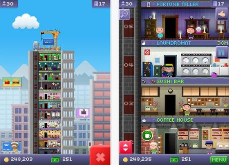 Tiny Tower Sample Tiny Tower per iOS e Android raggiunge i 10 milioni di download