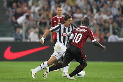 Milan-Juventus semifinale d'andata della Coppa Italia 2012