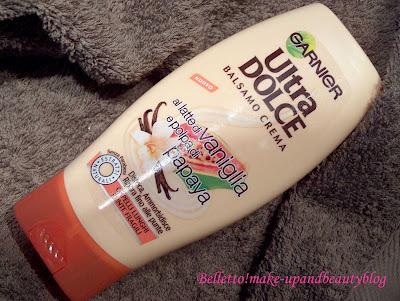 Garnier Ultra Dolce - Balsamo crema al latte di Vaniglia e polpa di Papaya