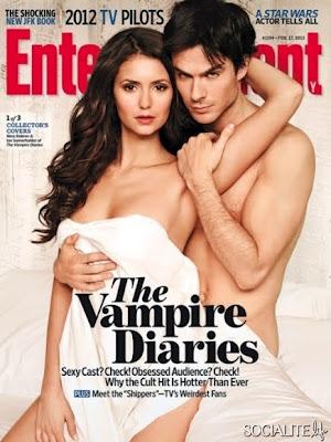 The Vampire Diaries super sexy sulla cover di Entertainment Weekly!