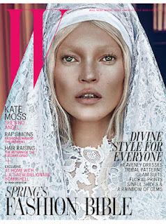 Kate Moss su W Magazine: The mystic power of Dolce & Gabbana make-up