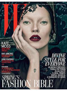 Kate Moss su W Magazine: The mystic power of Dolce & Gabbana make-up