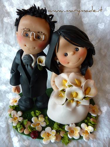 Andrea's wedding cake topper