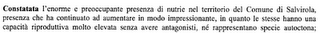 ORDINANZE SULLE NUTRIE - parte 1: LA FARSA