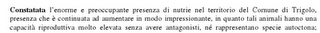 ORDINANZE SULLE NUTRIE - parte 1: LA FARSA