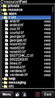 Come cambiare il font di sistema sul nuovo Symbian Bell Come cambiare il font di sistema sul nuovo Symbian Bell