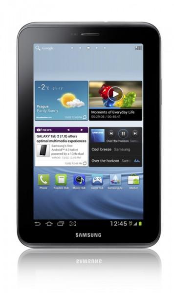 Galaxy Tab 2 P3100 : Le caratteristiche e il prezzo consigliato da Samsung