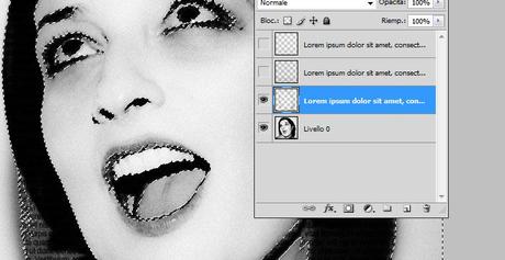 Creare un ritratto con il testo in Photoshop - screenshot #4 Creare un ritratto con il testo in Photoshop