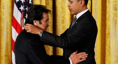 medaglia delle arti - al pacino obama