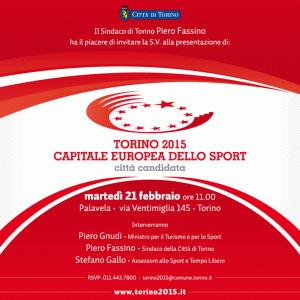 Torino Capitale Europea Sport 2015