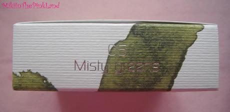 Kiko Blooming Origami: Palette n°06 Misty Greens, swatches.