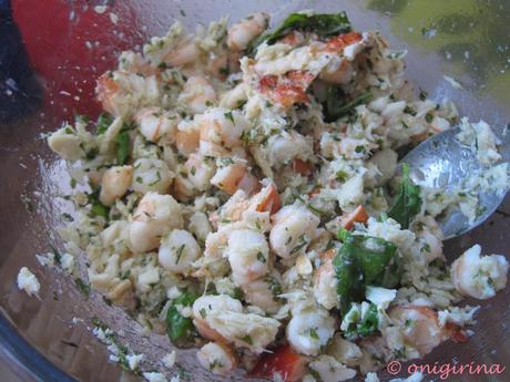 Recipe 41: Seafood risotto with fennel and chilli (marinated for lobster, crab and prawns) e Fiera di San Ciriaco