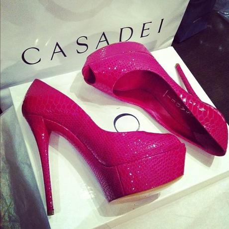 New In: Casadei Pink Heels
